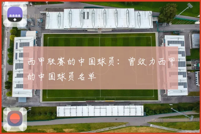 西甲联赛的中国球员：曾效力西甲的中国球员名单